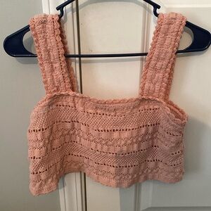 Knit cropped tank from aerie